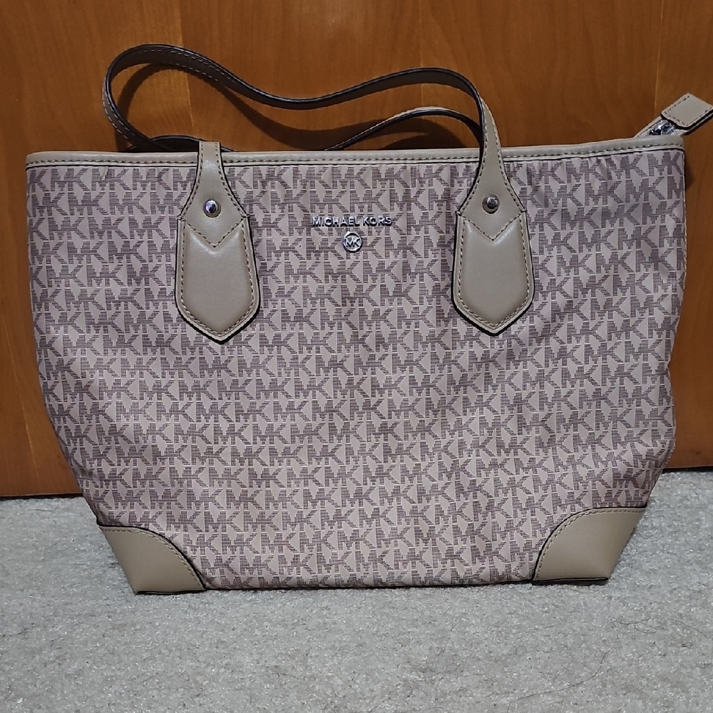 Michael Kors Tan Monogram Tote Brand New